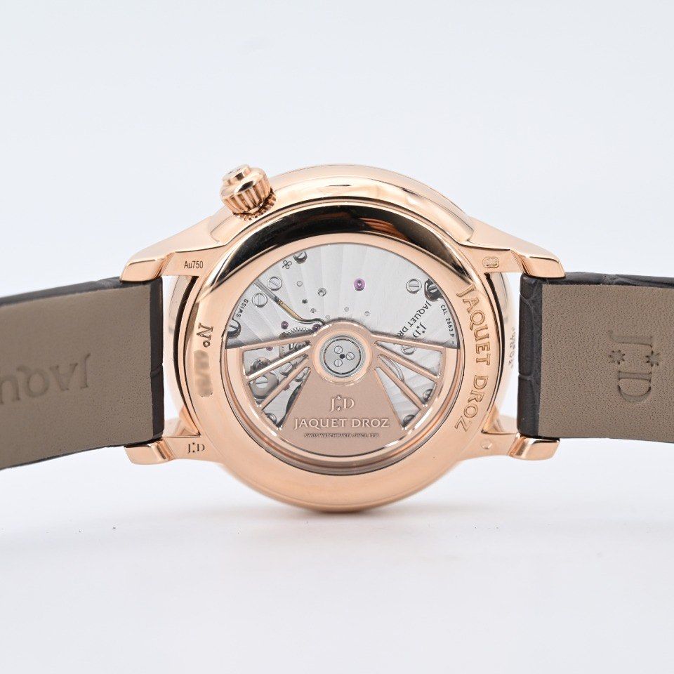 未使用23年全套 限88隻 jaquet droz 18K玫瑰金 罕見隕石面