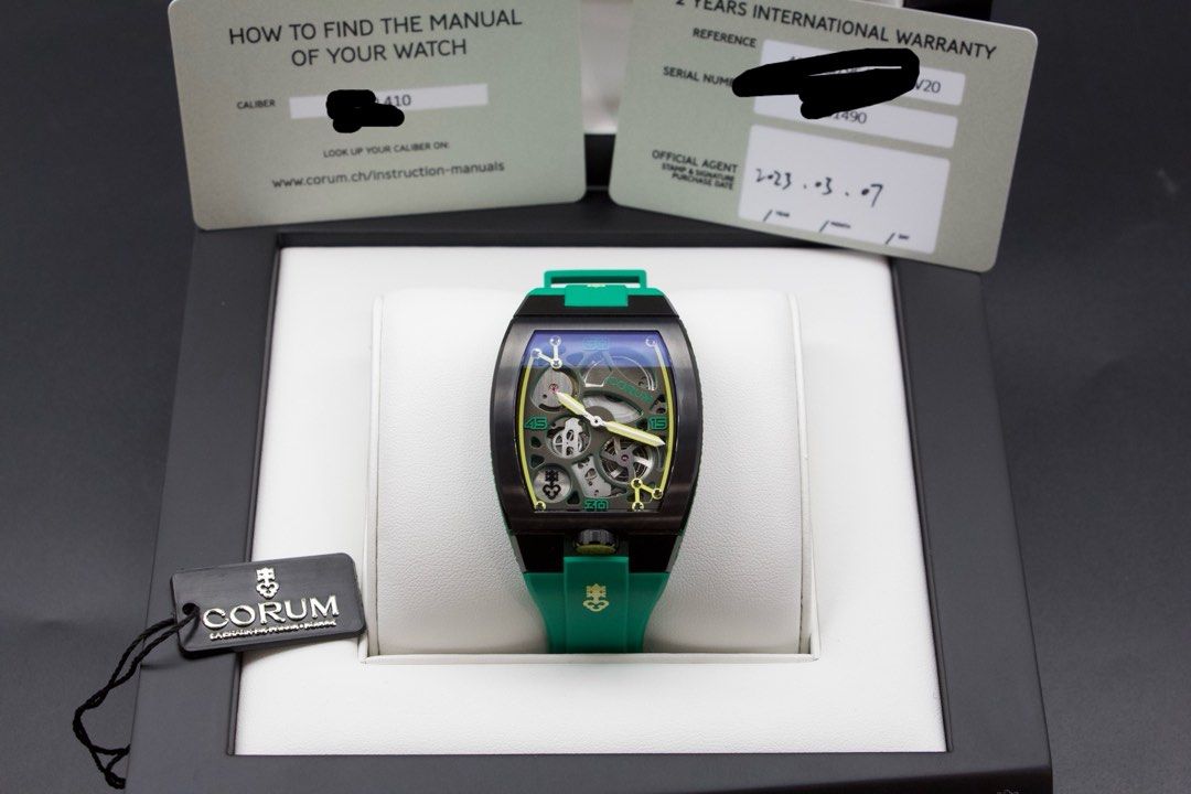 有冇咁抵?3折 23年全新全套 崑崙 Corum LAB Z410 04321-410.100.95 F377