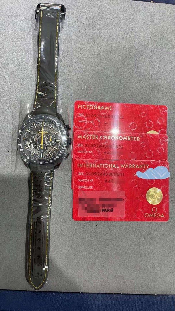 全新全套5月Omega 超霸 speedmaster 310.92.44.50.01.001 moon watch moonwatch 月球 (啱價即走)