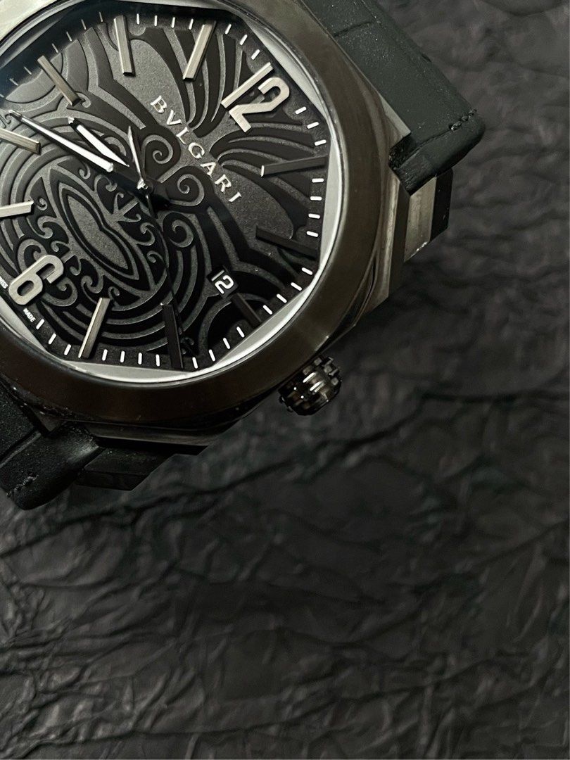 Bvlgari OCTO 102249 BG041BSBLD/AB (罕有獨家 毛利人紋身)