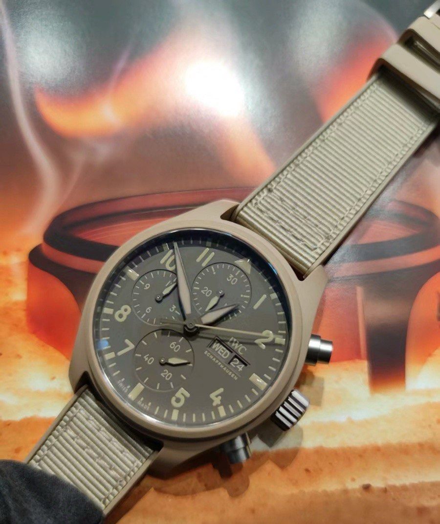 IWC全新IW389402 PILOT’S WATCH CHRONOGRAPH 41 TOP GUN MOJAVE DESERT「莫哈韋沙漠」 (唔使排隊啦 有貨啦)
