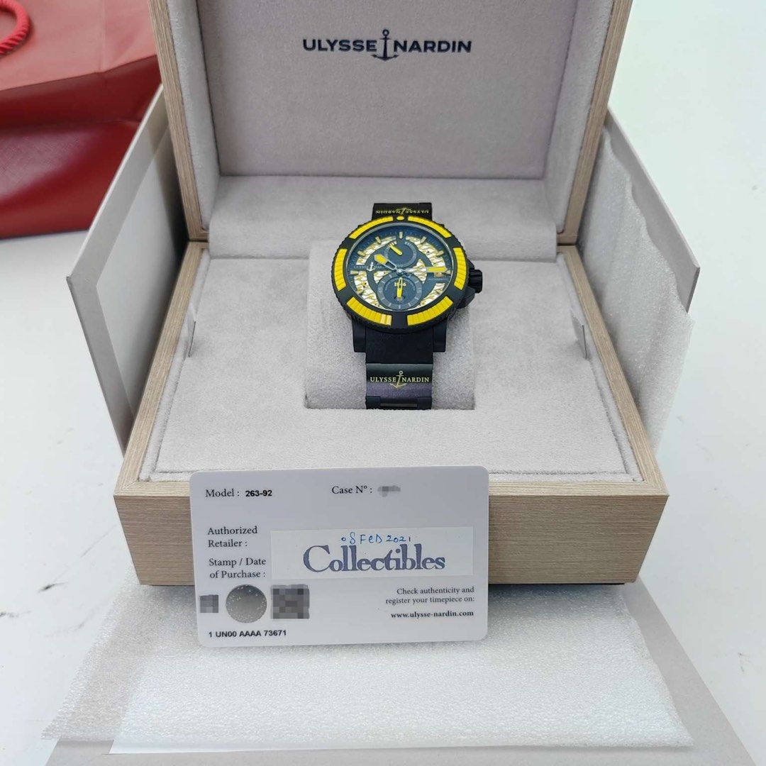 ULYSSE NARDIN 263-92B4-3C/924 (未使用品 用色大膽)