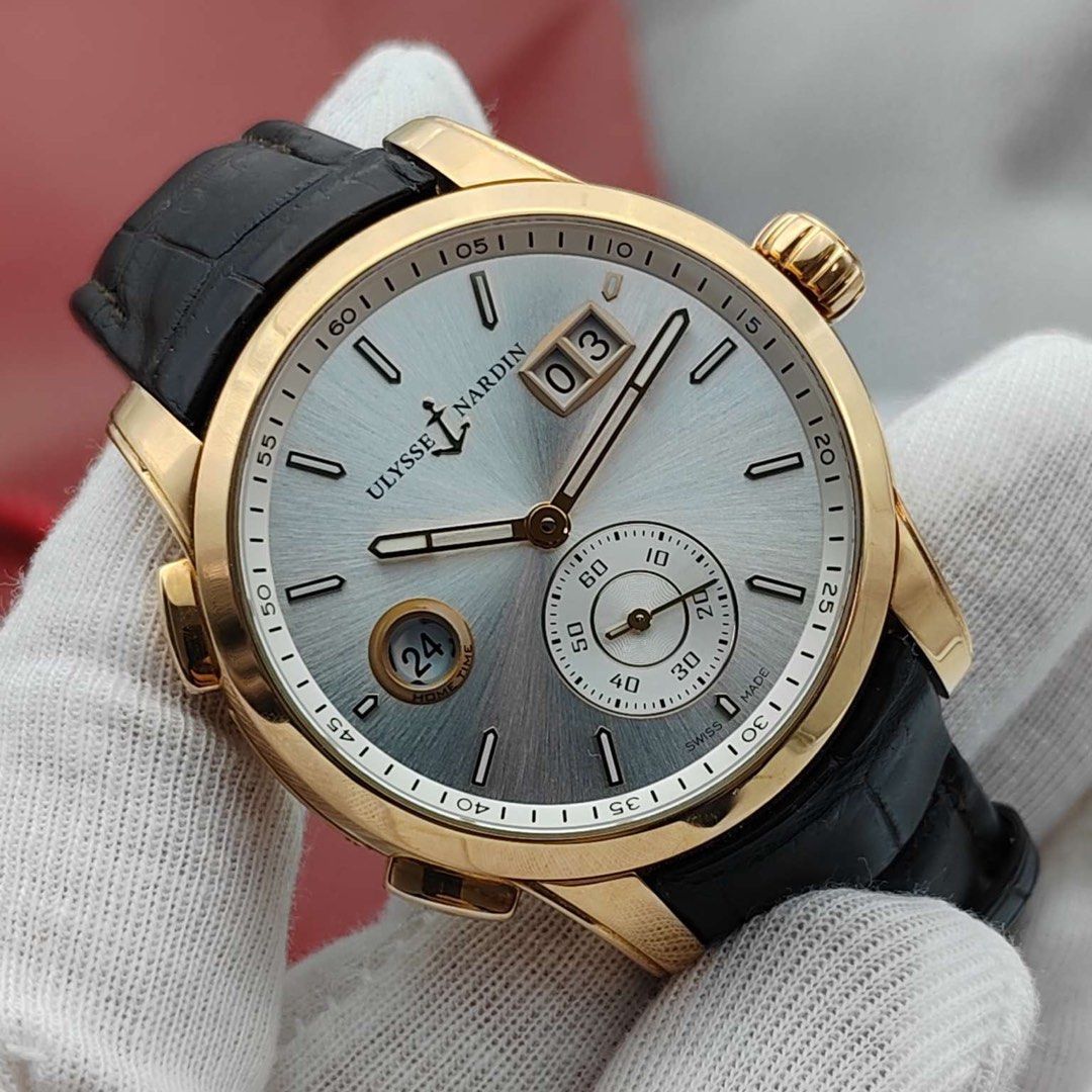 ULYSSE NARDIN 雅典複雜功能係列雙時區3346-126 (全套 超超超平 金)