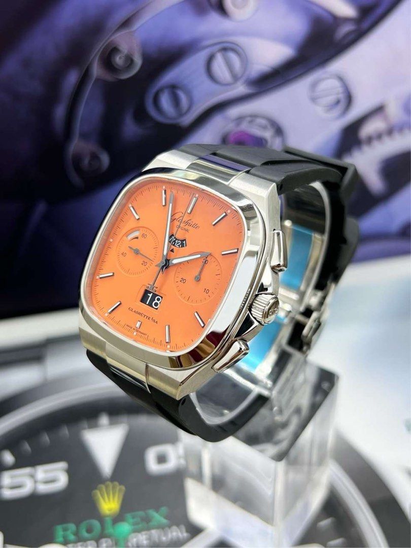 限100隻 極罕 橙電視 獨家 Glashutte Original 復古系列 1-37-02-11-02-63