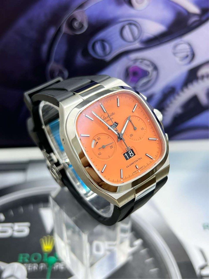 限100隻 極罕 橙電視 獨家 Glashutte Original 復古系列 1-37-02-11-02-63