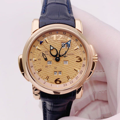 1/4價錢 最抵單錶 Ulysse Nardin 雅典 萬年曆系列322-66
