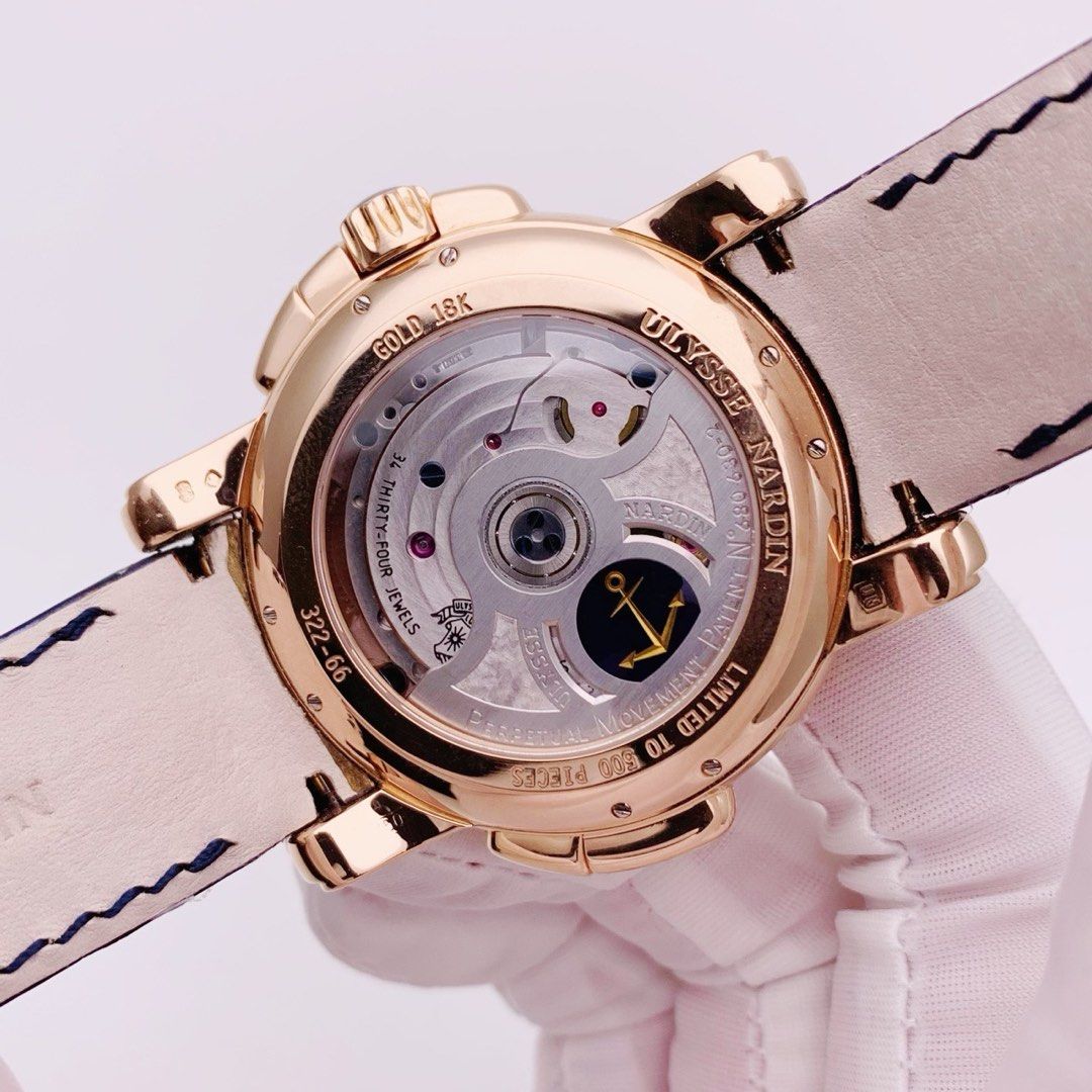 1/4價錢 最抵單錶 Ulysse Nardin 雅典 萬年曆系列322-66