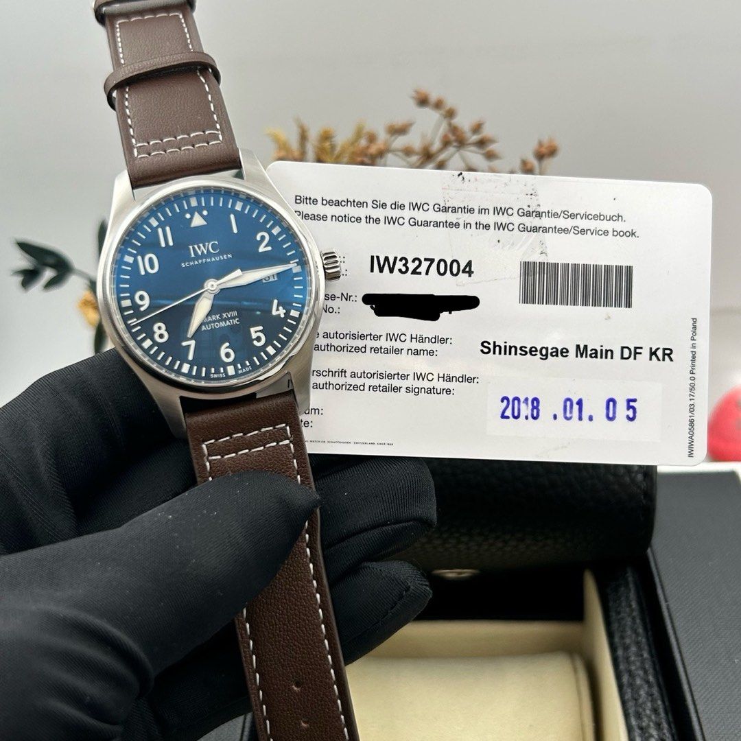 18年已換錶帶 IWC Pilot IW327004 327004
