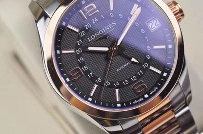 間18K玫瑰金 42mm 浪琴 Longines L2.799.5.56.7