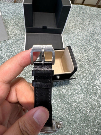 19年全套 極抵 IWC Pilot IW377713 咖啡盤面