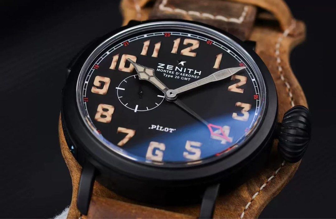 2017年限量 Zenith Pilot Montre d‘Aeronef Type 20 GMT