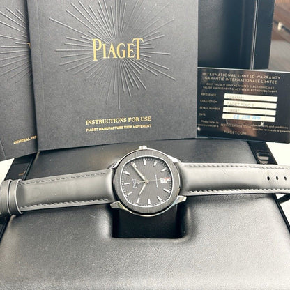 2018年 新淨 伯爵PIAGET POLO 系列 G0A42001 黑色 (全套)