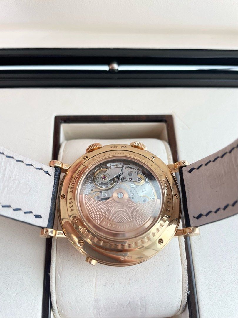 20年全套 玫瑰金 鬧鐘功能 市場罕見 Breguet 5707er