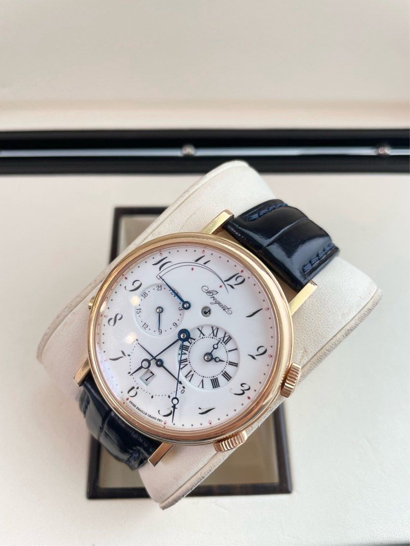 20年全套 玫瑰金 鬧鐘功能 市場罕見 Breguet 5707er