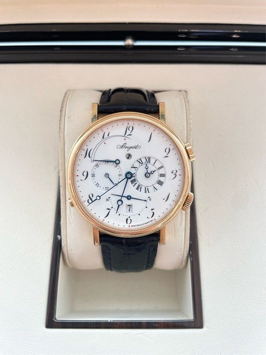20年全套 玫瑰金 鬧鐘功能 市場罕見 Breguet 5707er
