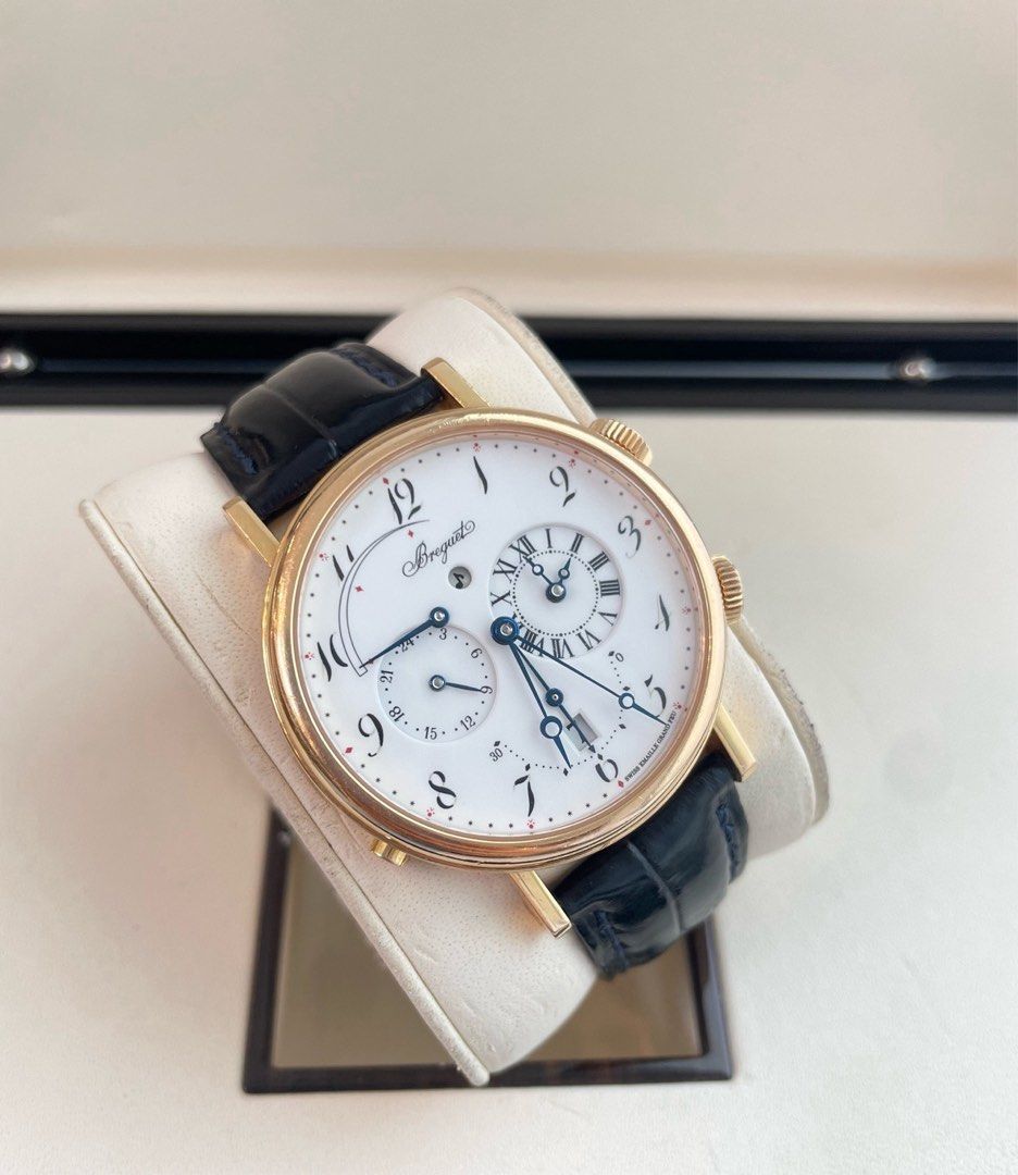 20年全套 玫瑰金 鬧鐘功能 市場罕見 Breguet 5707er