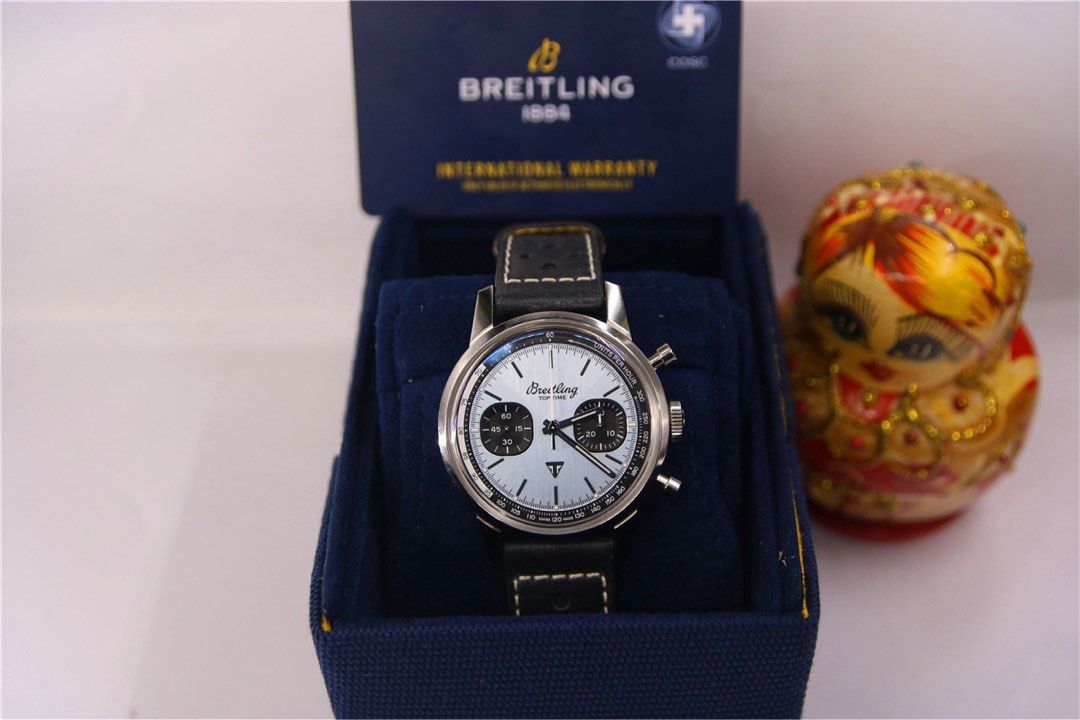 22年 全套 抵玩價 冰藍面 Breitling Top time A23311121C1X1