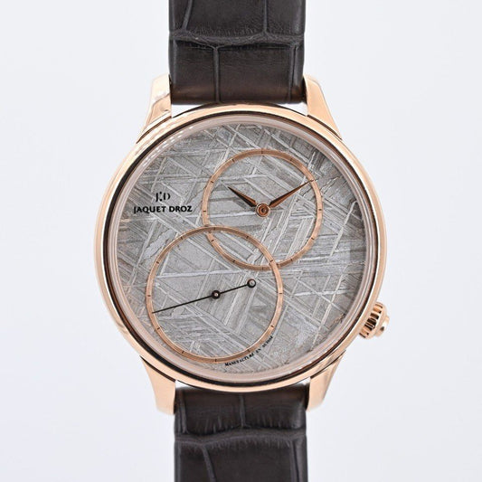 未使用23年全套 限88隻 jaquet droz 18K玫瑰金 罕見隕石面
