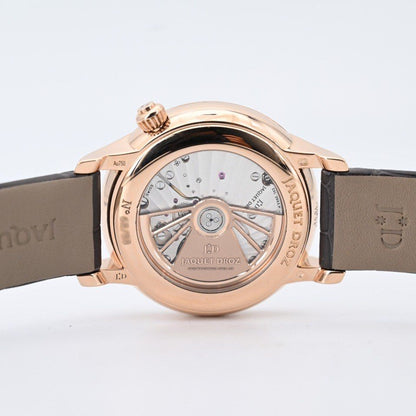 未使用23年全套 限88隻 jaquet droz 18K玫瑰金 罕見隕石面