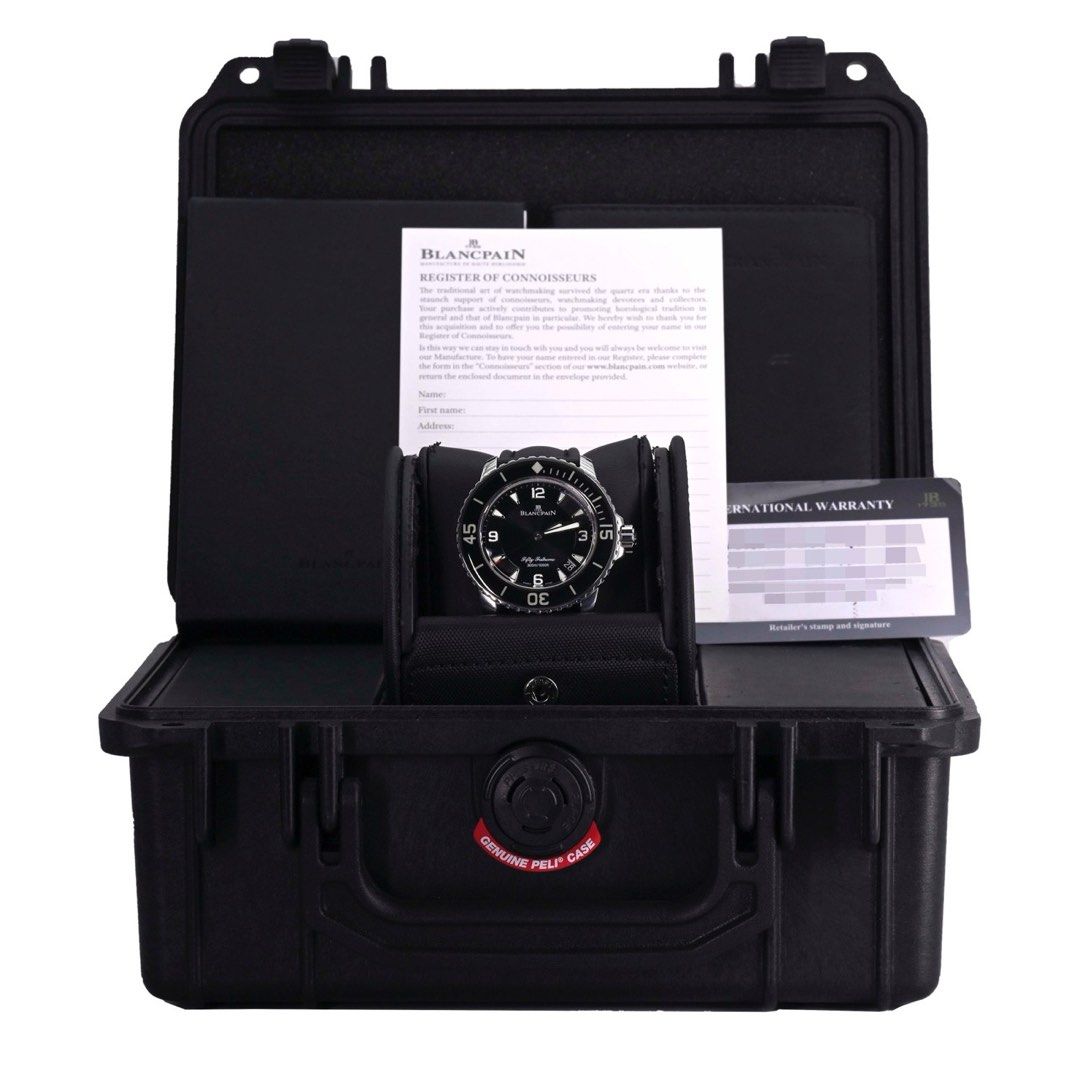 23年全套 超級無敵新淨型格 Blancpain 寶珀五十噚系列 5015-1130-52B
