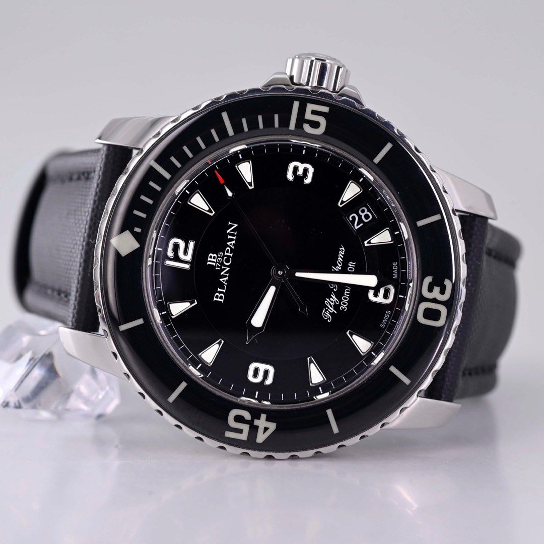 23年全套 超級無敵新淨型格 Blancpain 寶珀五十噚系列 5015-1130-52B