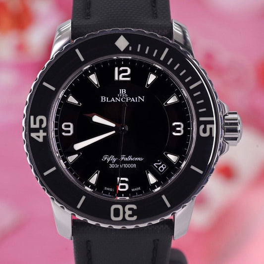 23年全套 超級無敵新淨型格 Blancpain 寶珀五十噚系列 5015-1130-52B