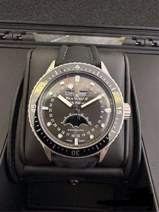98.99新半價 23年全套 寶珀 五十噚 Blancpain Fifty Fathoms 5054 1110 (乜功能都有)