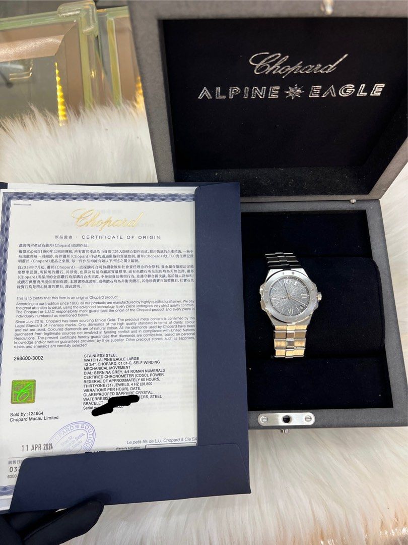 24年抵玩價 蕭邦 Chopard Alpine Eagle 298600 -3002