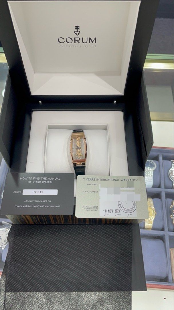 正價近30萬 23年全新全套 崑崙 Corum 金橋 B113 00822