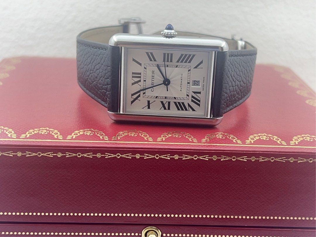 8年保 Cartier Tank WSTA0040 (玩到笑 抵到喊)