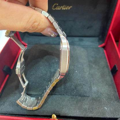 Cartier Santos 鋼帶外送一條原廠帶 WSSA0029 (全套)