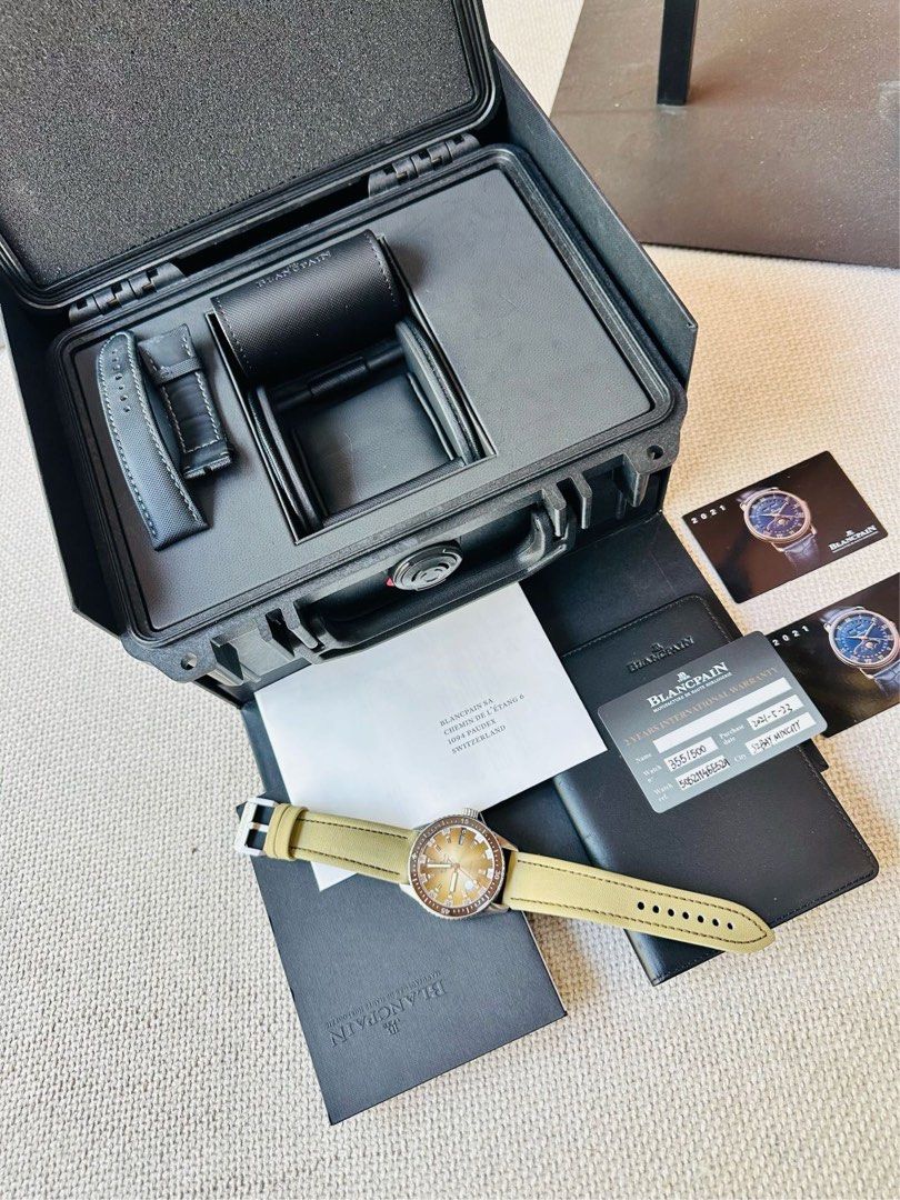 Blancpain 50 fathoms 五十噚 5052-1146-E52A (全套 罕有 獨家 快走 寶珀)