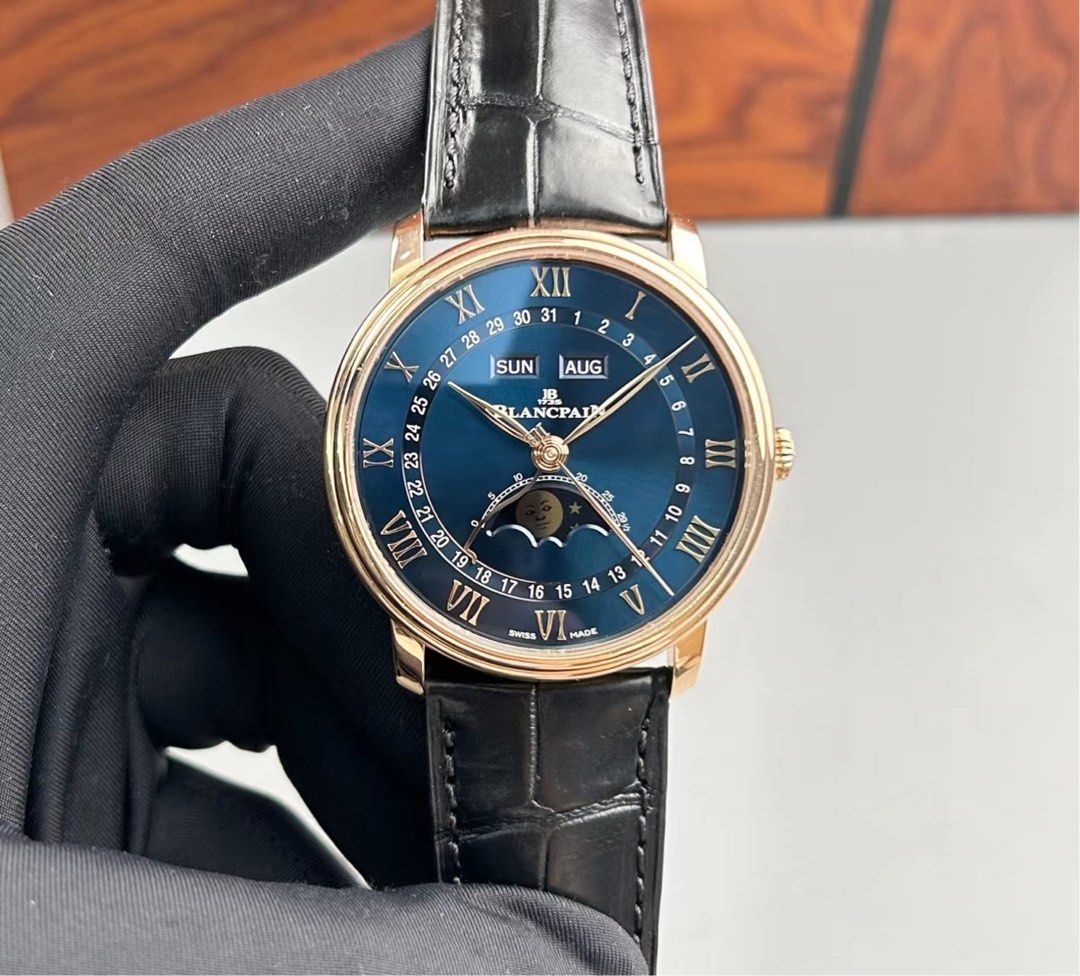Blancpain 6654 經典系列 超靚透底 藍面及白面 (獨家 寶珀)