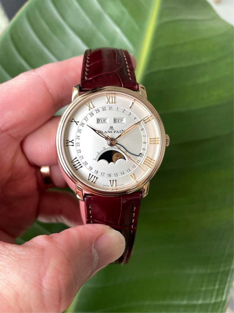 Blancpain 6654 經典系列 超靚透底 藍面及白面 (獨家 寶珀)
