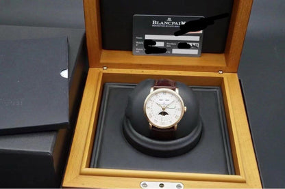 Blancpain 6654 經典系列 超靚透底 藍面及白面 (獨家 寶珀)