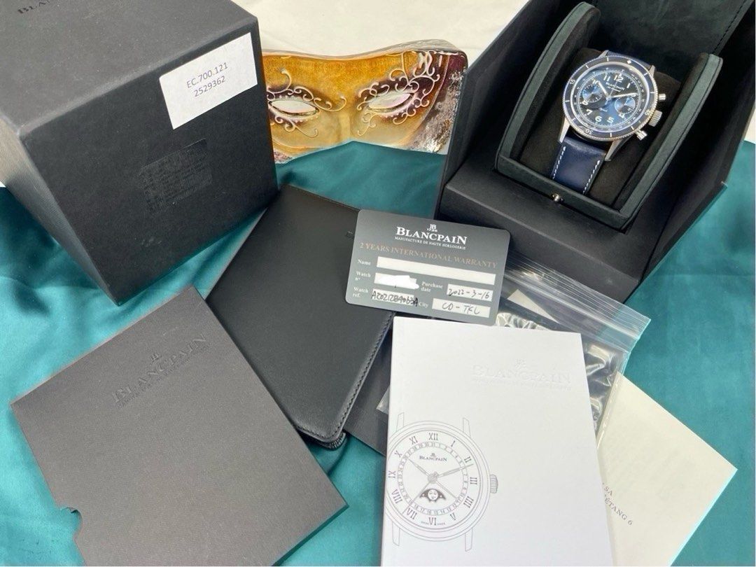 Blancpain AC02-12B40-63A 藍鈦藍 (價格保證 罕有靚款 寶珀)
