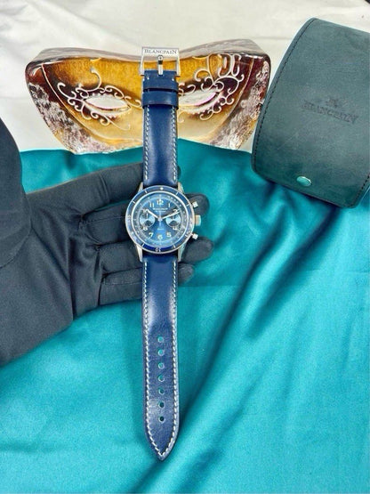 Blancpain AC02-12B40-63A 藍鈦藍 (價格保證 罕有靚款 寶珀)