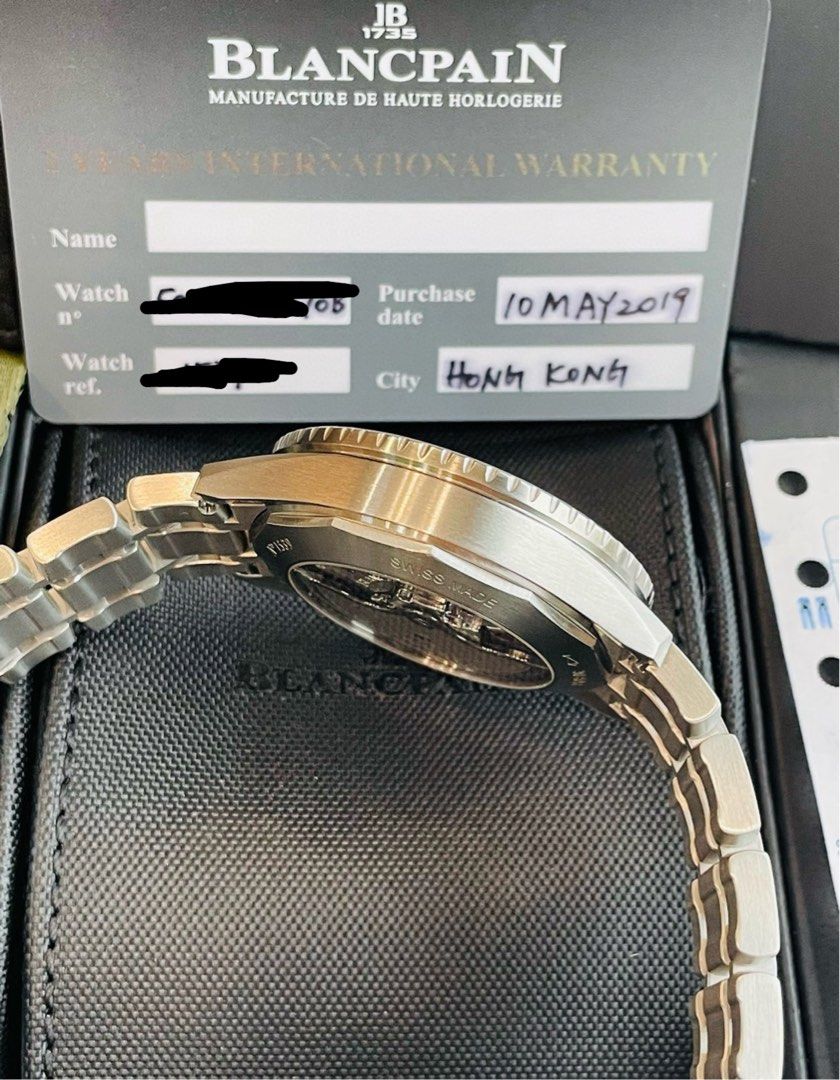 blancpain Fifty fathoms 五十噚 5000 鋼帶 (寶珀)