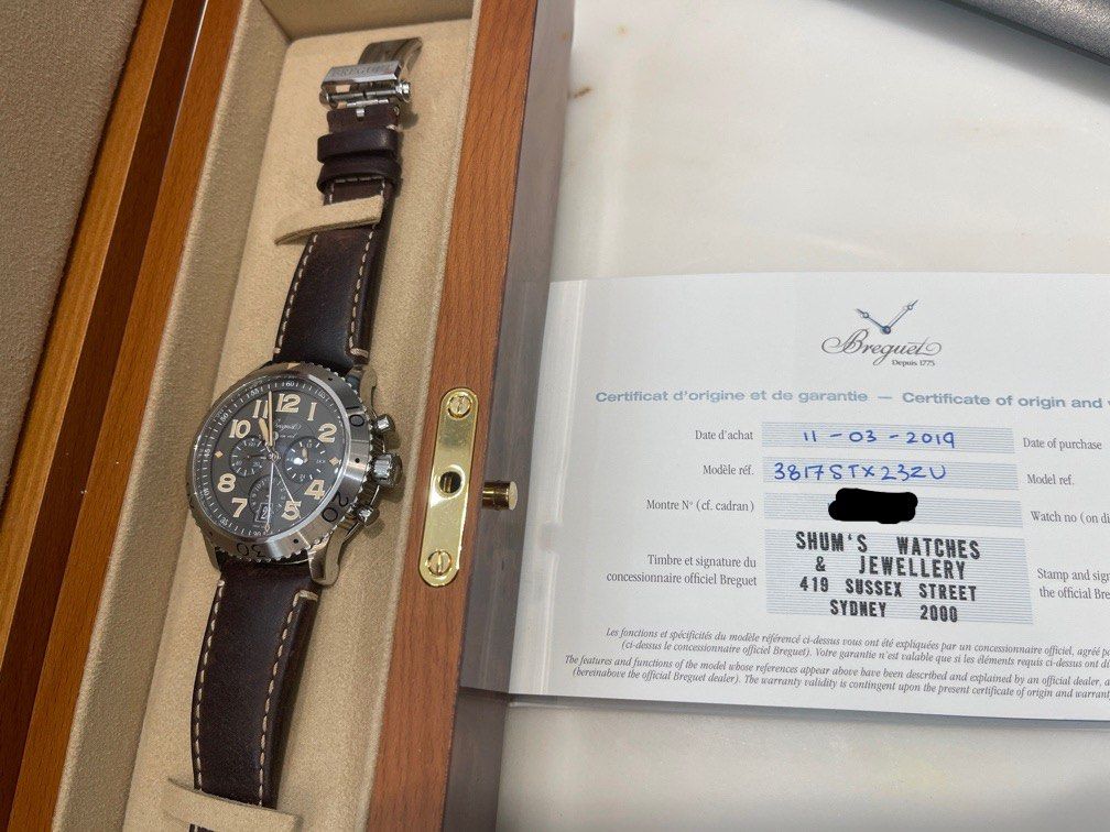Breguet TYPE XX 3817ST/X2/3ZU (澳洲靚貨 半價入手 寶璣)