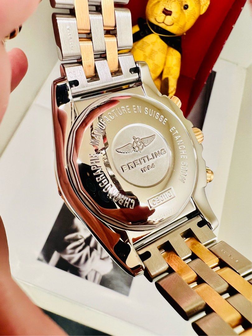 Breitling 間金黑 CB011012.B957 (百年靈)