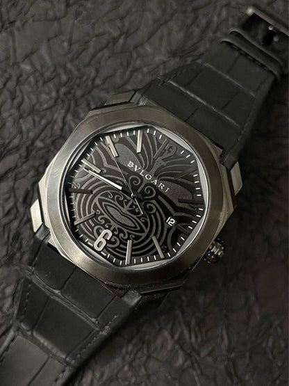 Bvlgari OCTO 102249 BG041BSBLD/AB (罕有獨家 毛利人紋身)