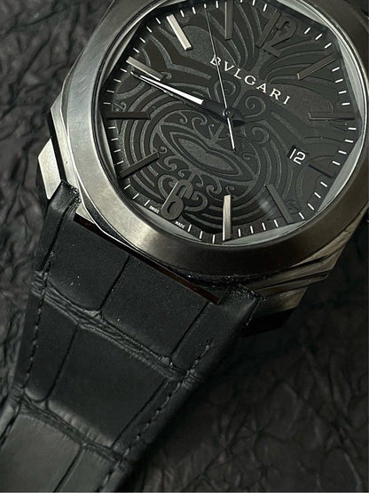 Bvlgari OCTO 102249 BG041BSBLD/AB (罕有獨家 毛利人紋身)