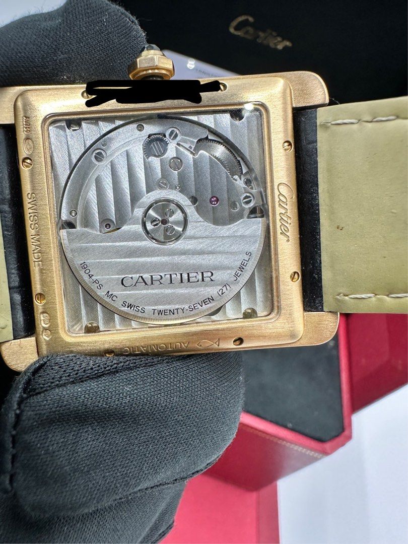 Cartier Tank W5330001 18k玫瑰金