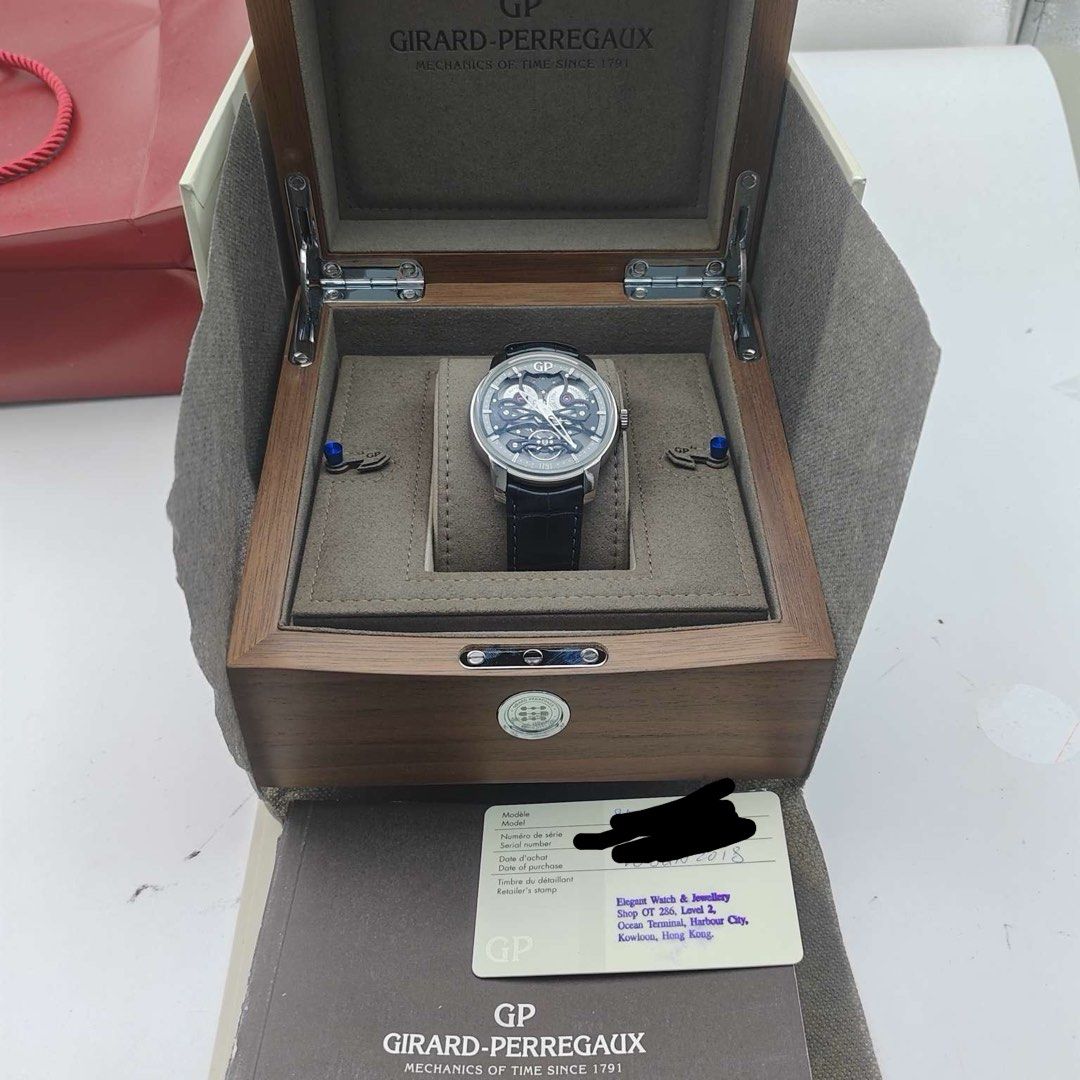 芝柏Girard Perregaux 天際行者84000 (獨家 港行 全套 絕不撞錶)
