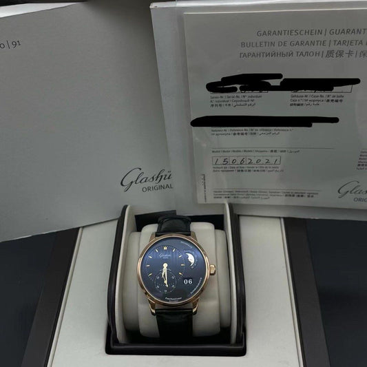 Glashutte Original GO 黑面玫瑰金