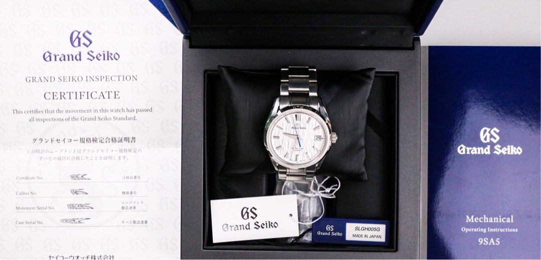 （更新）99新 靚價靚貨 有兩隻 Grand Seiko GS 白樺樹 SLGH005