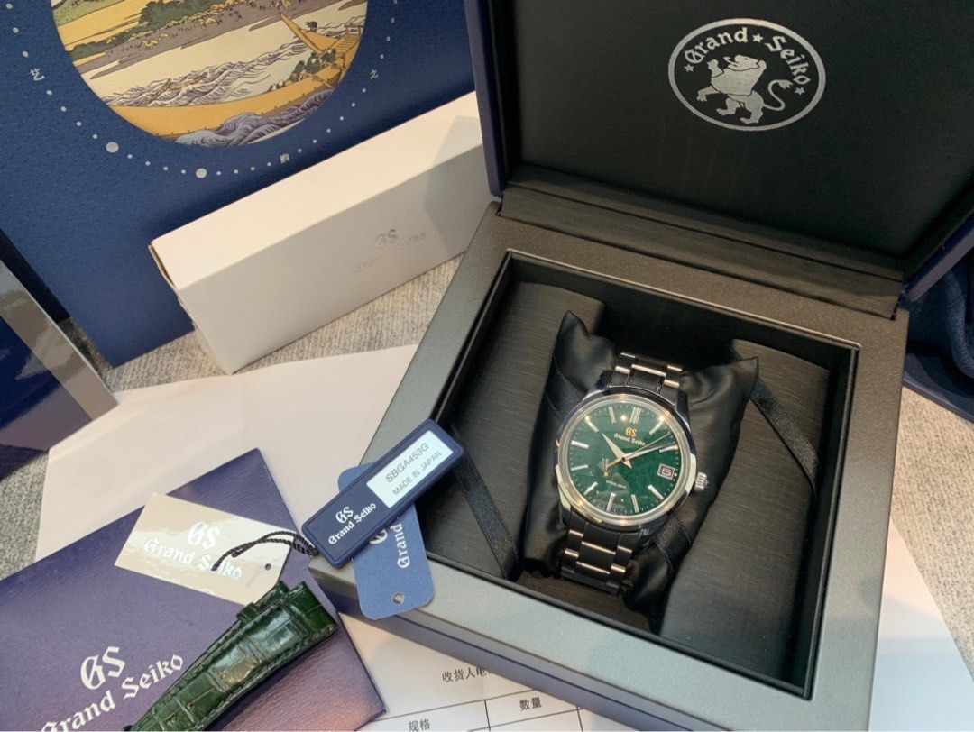 Grand seiko SBGA453G Spring Drive (極近新 全套)