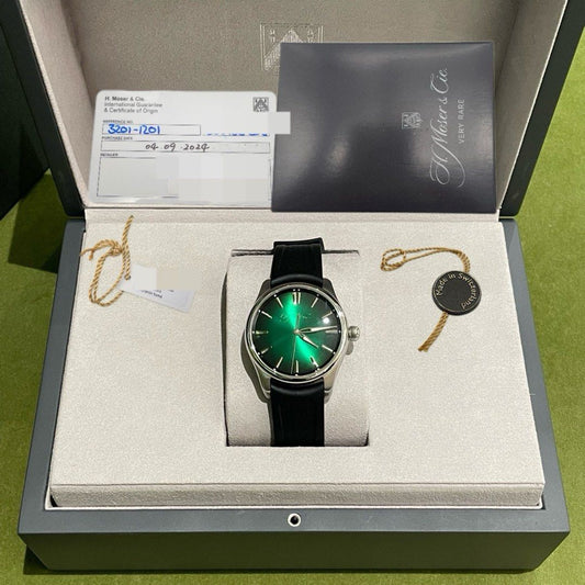 H. Moser Pioneer 3201-1201 (全套全新 我的最愛)