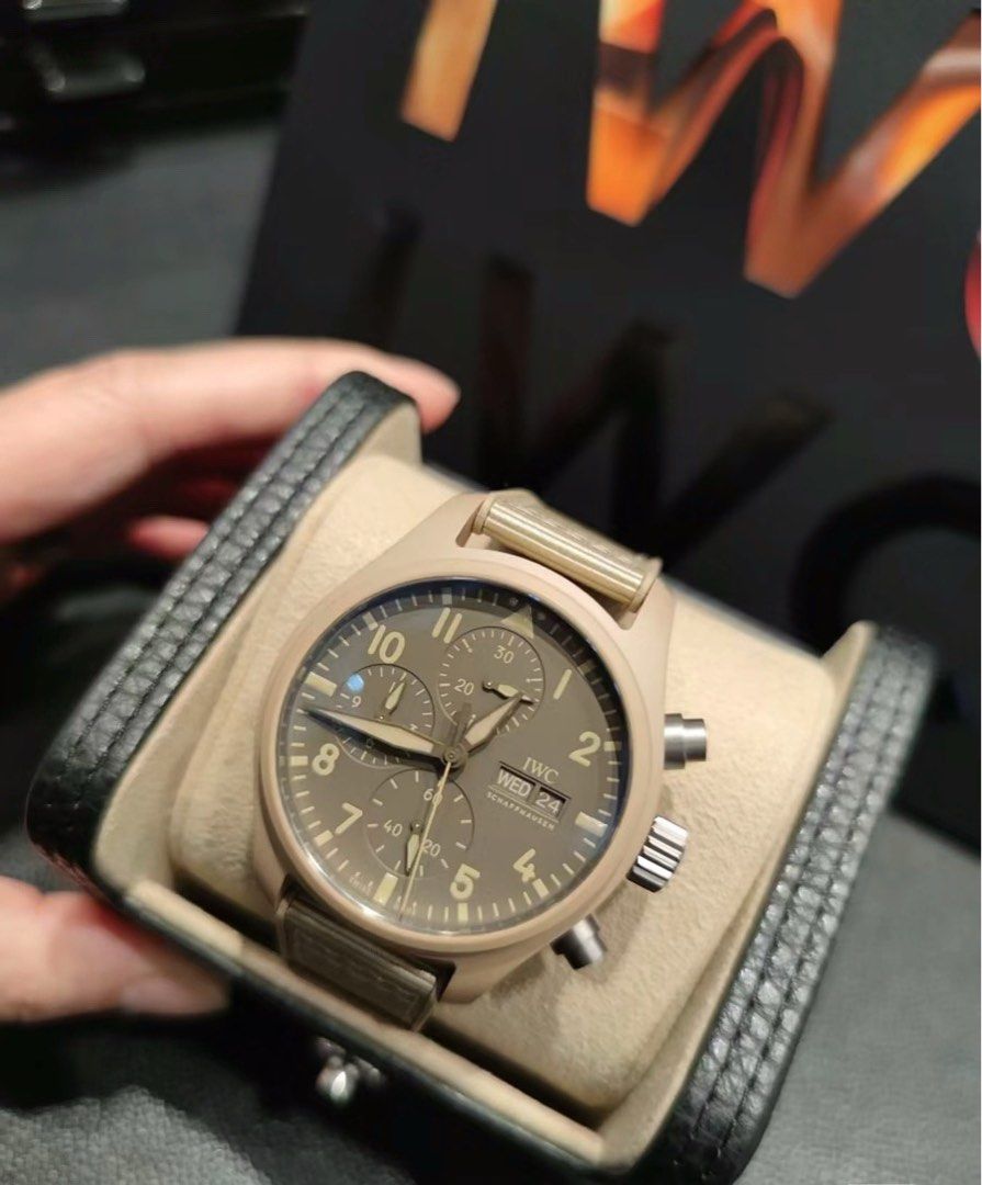 IWC全新IW389402 PILOT’S WATCH CHRONOGRAPH 41 TOP GUN MOJAVE DESERT「莫哈韋沙漠」 (唔使排隊啦 有貨啦)
