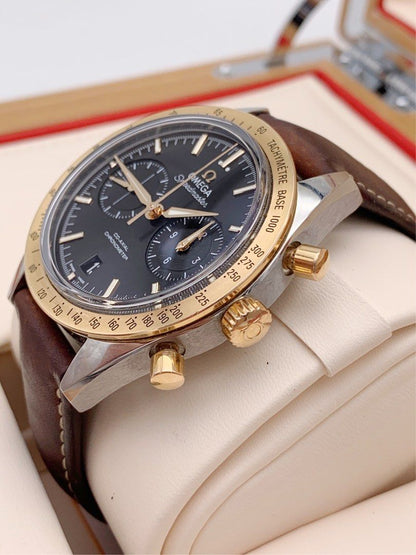 Omega 超霸 Speedmaster 331.22.42.51.01.001 18K 紅金 皮帶 (全套 金錶)